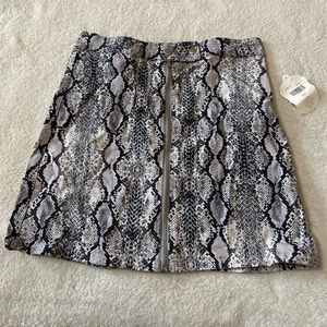 Altar’d State Snake Print Skirt NWT